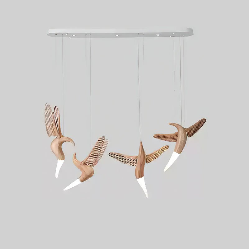 Elegant Dancer Chandelier - Crystal Accents & Adjustable Height