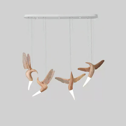 Elegant Dancer Chandelier - Crystal Accents & Adjustable Height