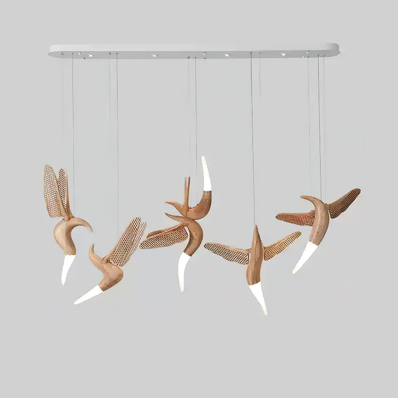 Elegant Dancer Chandelier - Crystal Accents & Adjustable Height