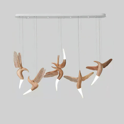 Elegant Dancer Chandelier - Crystal Accents & Adjustable Height