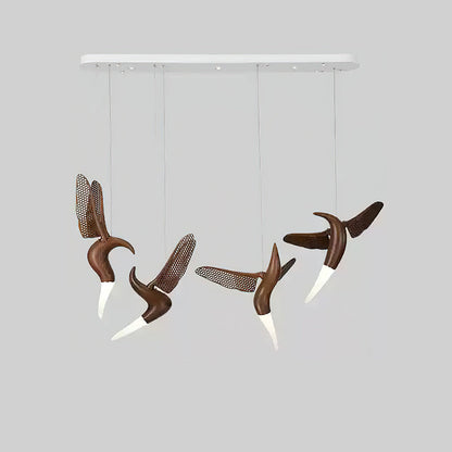 Elegant Dancer Chandelier - Crystal Accents & Adjustable Height