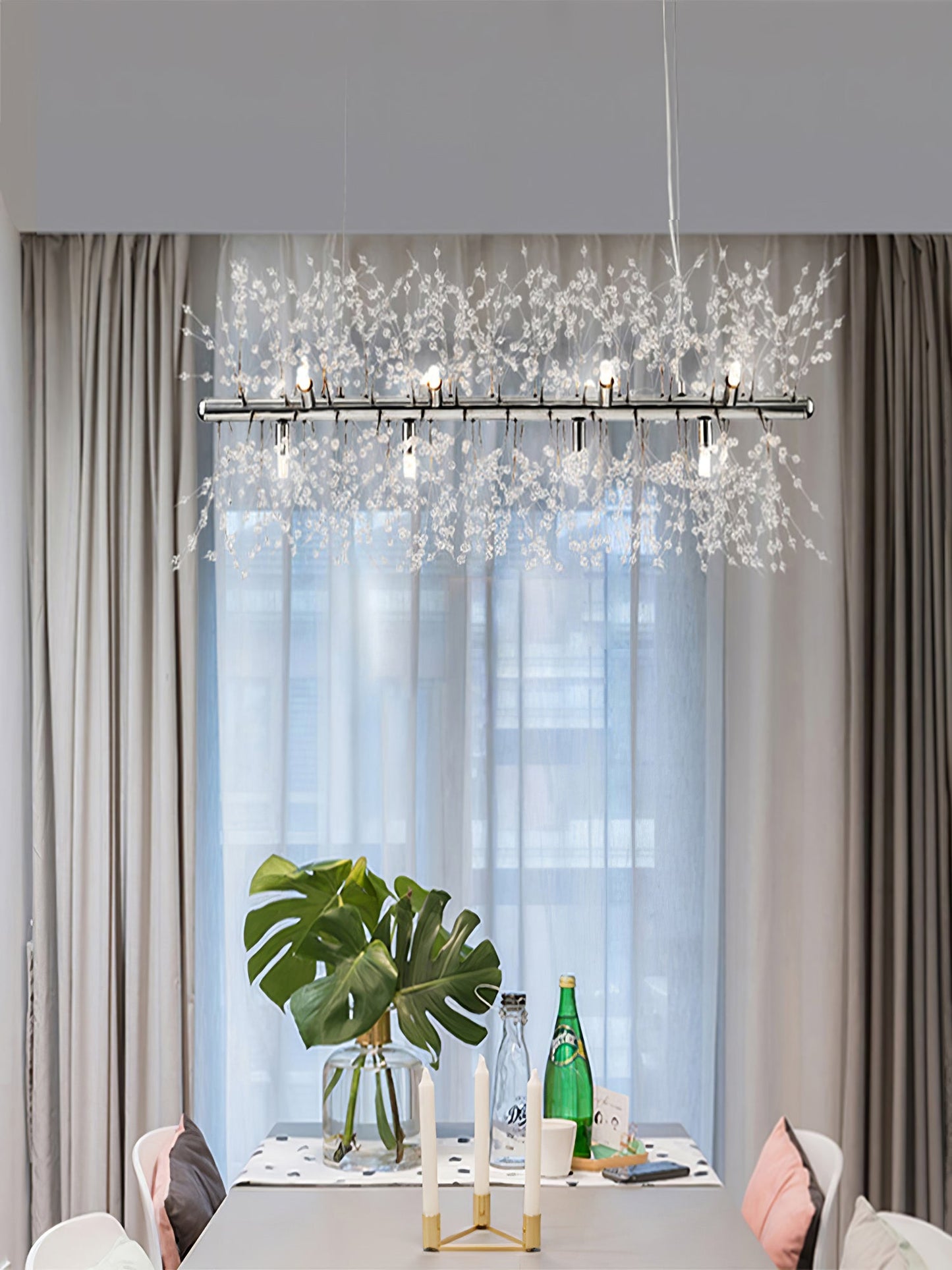 Dandelion Chandelier - Elegant Lighting Fixture with Adjustable Bright