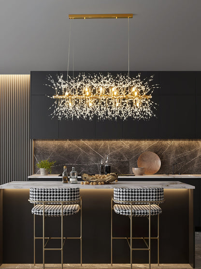 Dandelion Chandelier - Elegant Lighting Fixture with Adjustable Bright