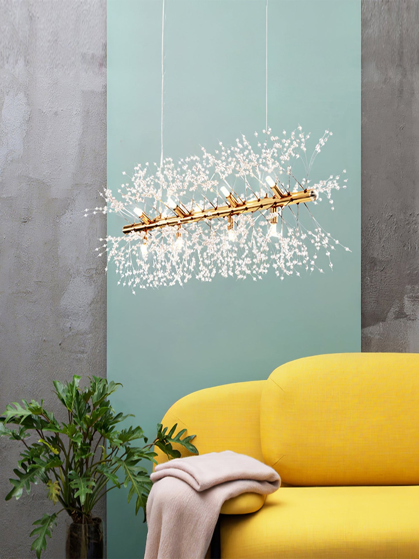 Dandelion Chandelier - Elegant Lighting Fixture with Adjustable Bright