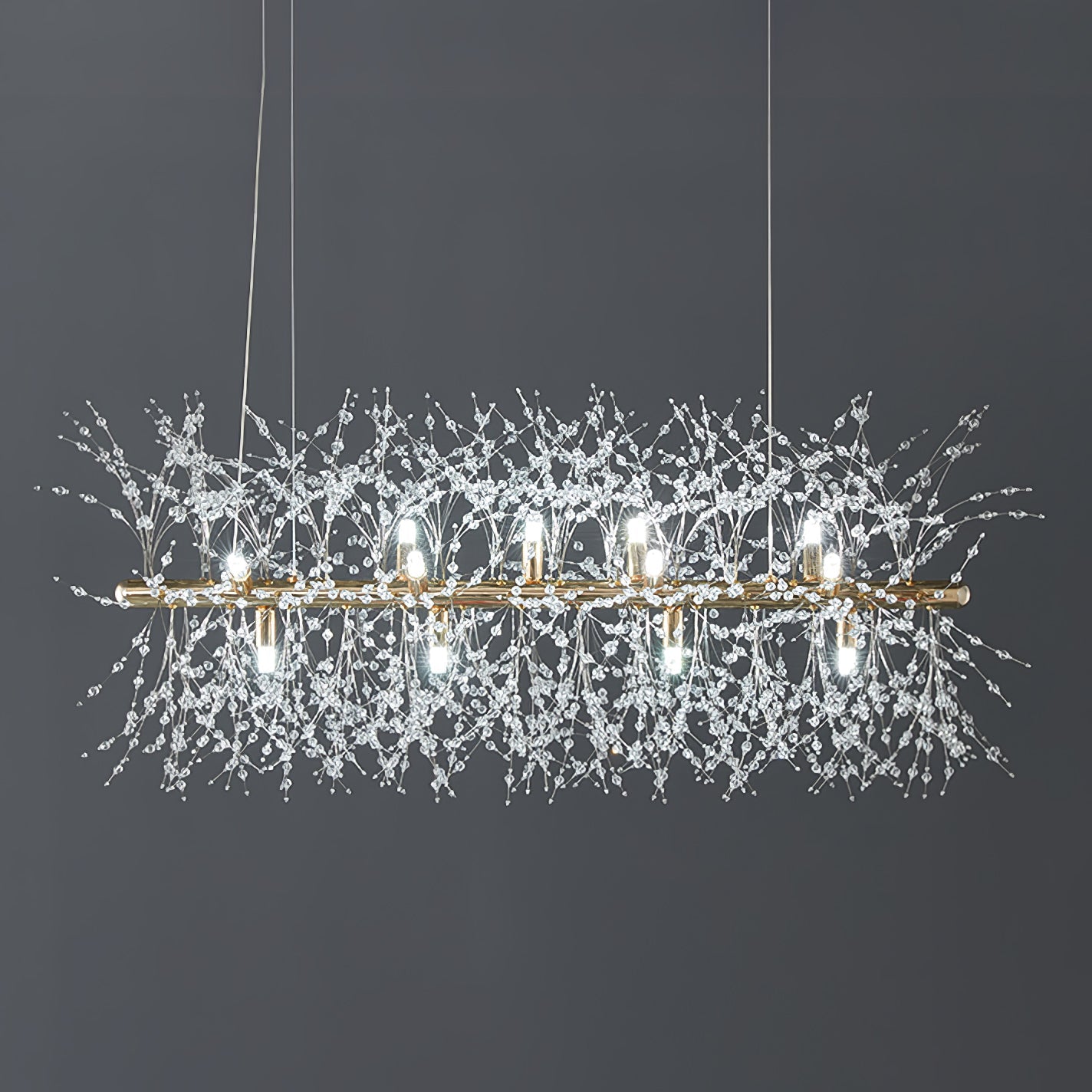 Dandelion Chandelier - Elegant Lighting Fixture with Adjustable Bright