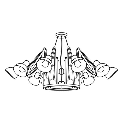 Dear Ingo Chandelier - Modern Design, Adjustable Height, LED Compatibl