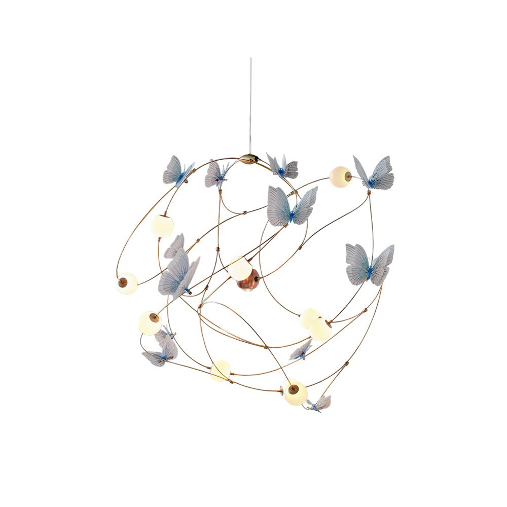 Flutter Orbit Butterfly Chandelier - Elegant Design, Adjustable Bright