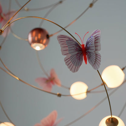 Flutter Orbit Butterfly Chandelier - Elegant Design, Adjustable Bright