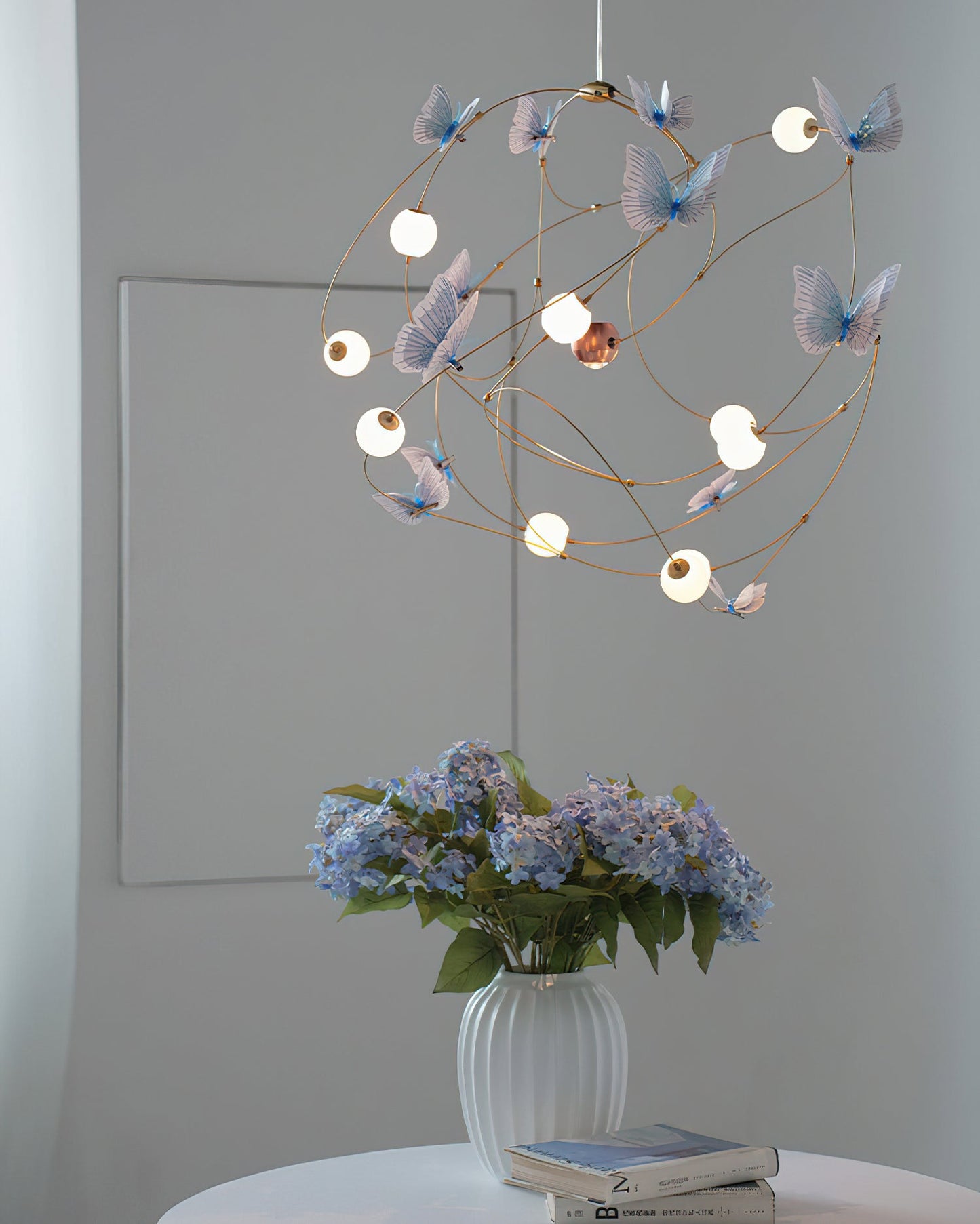 Flutter Orbit Butterfly Chandelier - Elegant Design, Adjustable Bright