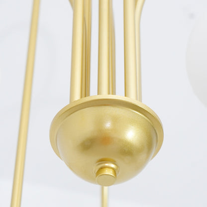 Delaney Chandelier - Elegant Design with Adjustable Height & LED Light