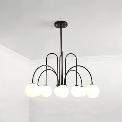 Delaney Chandelier - Elegant Design with Adjustable Height & LED Light