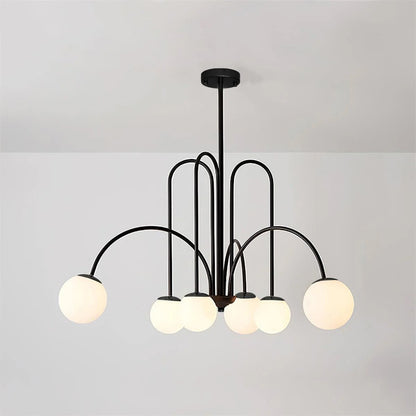 Delaney Chandelier - Elegant Design with Adjustable Height & LED Light