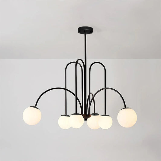 Delaney Chandelier - Elegant Design with Adjustable Height & LED Light