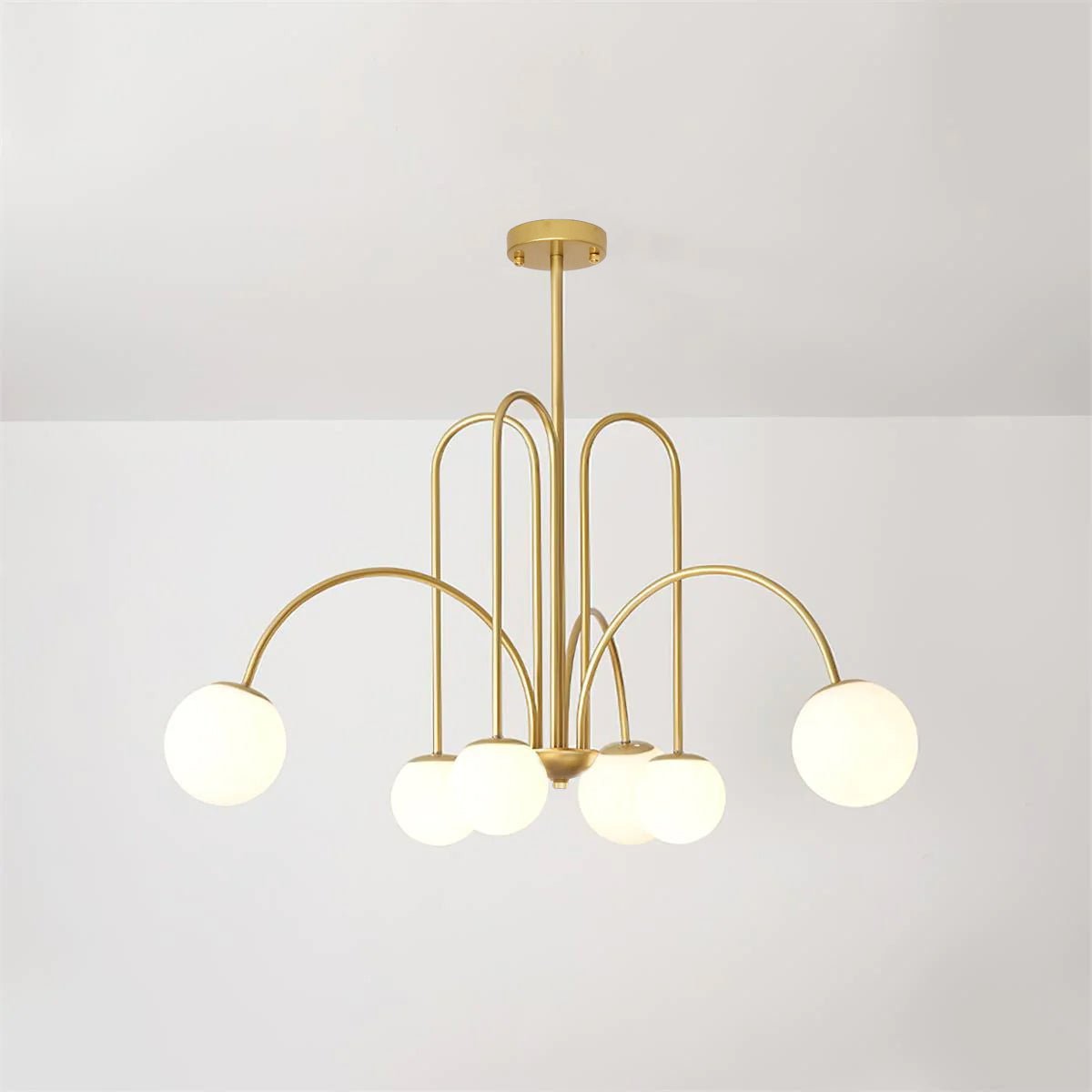 Delaney Chandelier - Elegant Design with Adjustable Height & LED Light