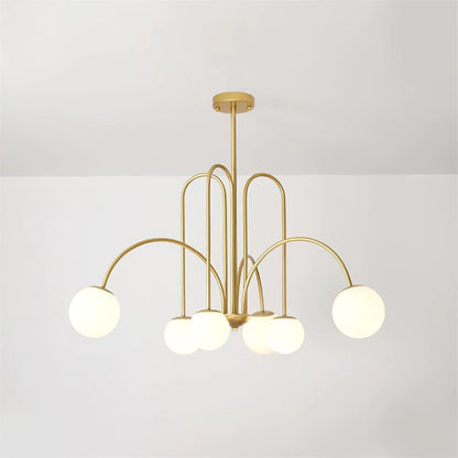 Delaney Chandelier - Elegant Design with Adjustable Height & LED Light