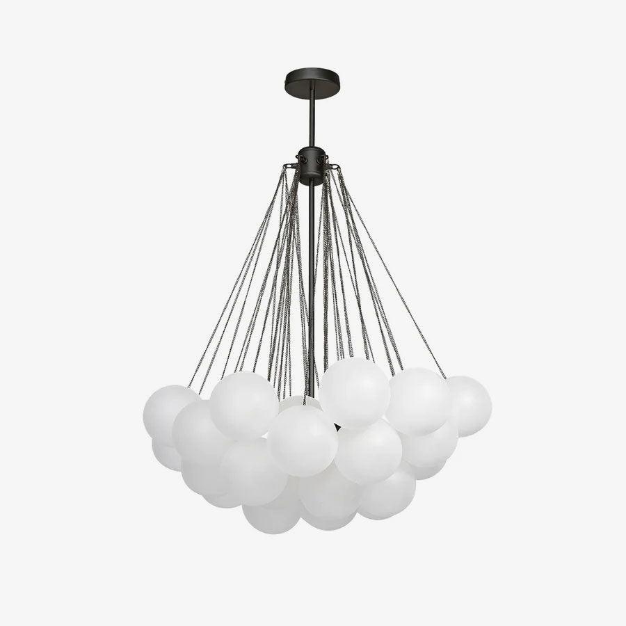 Modern Bubble Chandelier - Elegant Design with Adjustable Height & LED