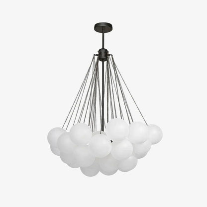 Modern Bubble Chandelier - Elegant Design with Adjustable Height & LED