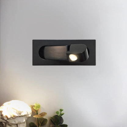 Sleek LED Bedside Reading Light with Adjustable Brightness and Touch C