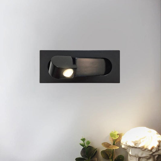 Sleek LED Bedside Reading Light with Adjustable Brightness and Touch C