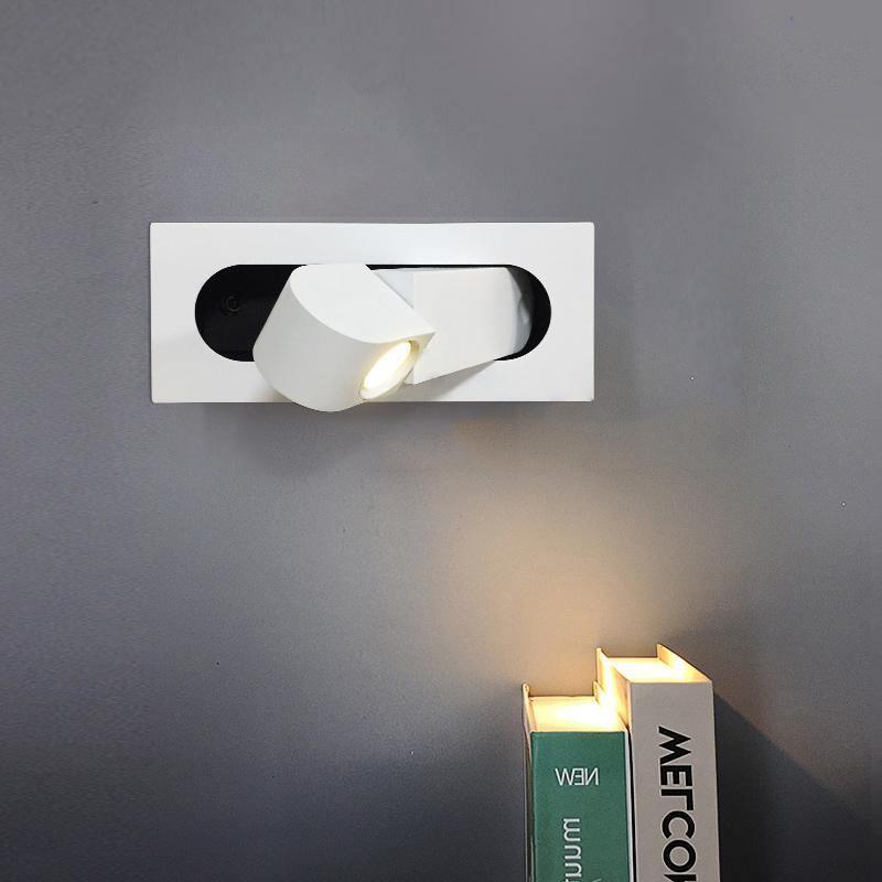 Sleek LED Bedside Reading Light with Adjustable Brightness and Touch C