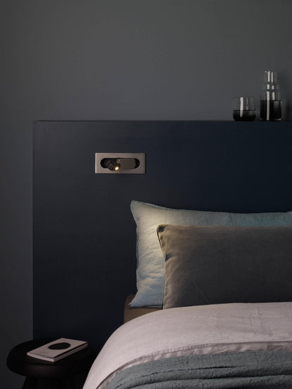 Sleek LED Bedside Reading Light with Adjustable Brightness and Touch C