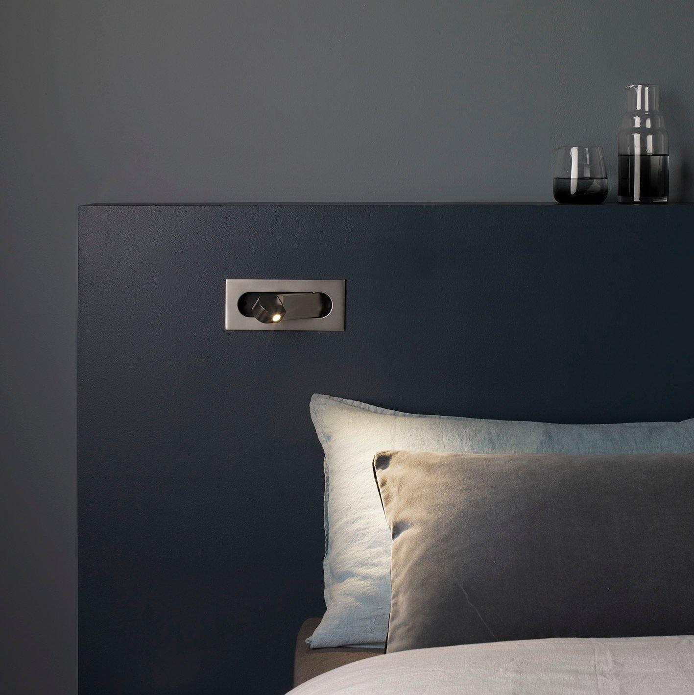 Sleek LED Bedside Reading Light with Adjustable Brightness and Touch C