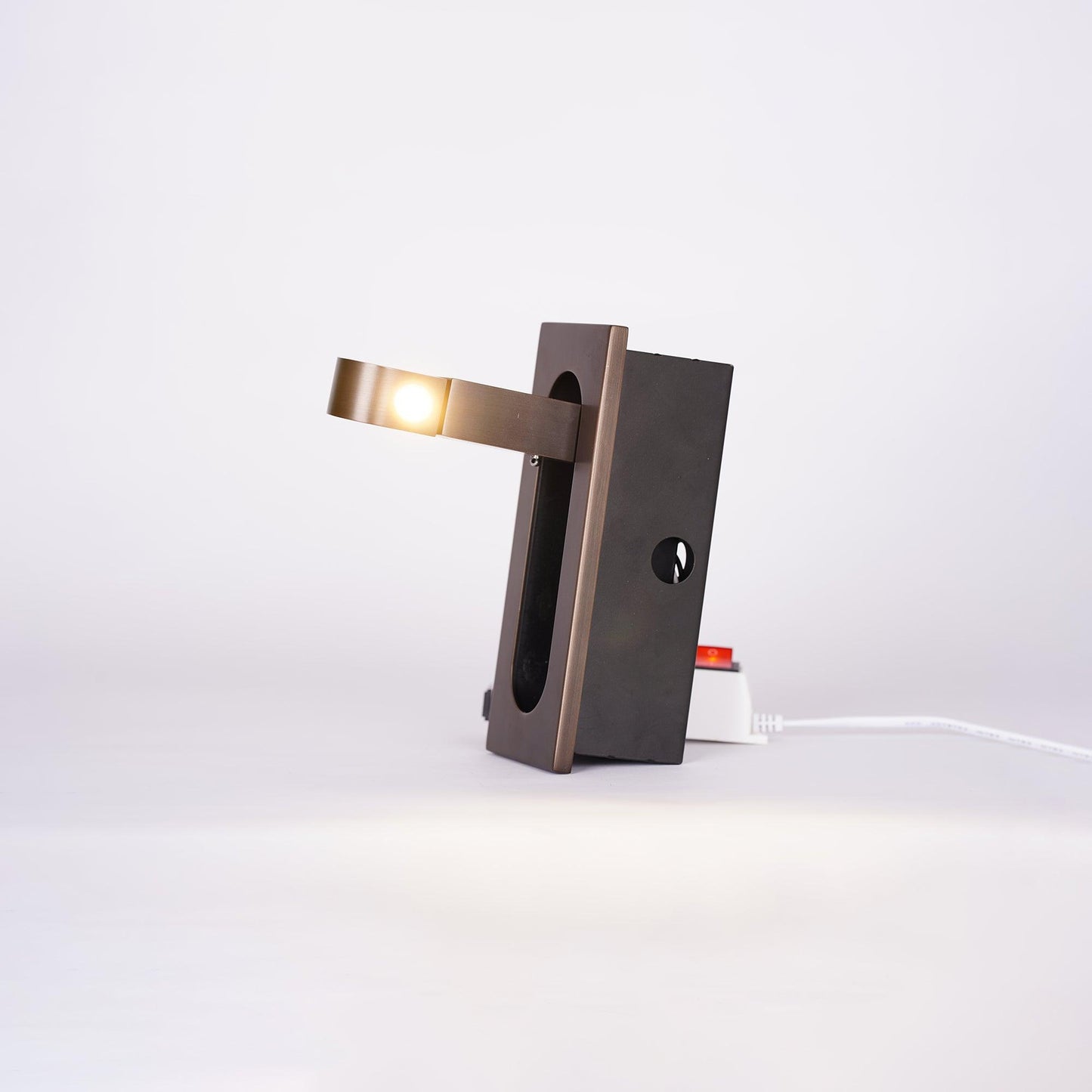 Sleek LED Bedside Reading Light with Adjustable Brightness and Touch C