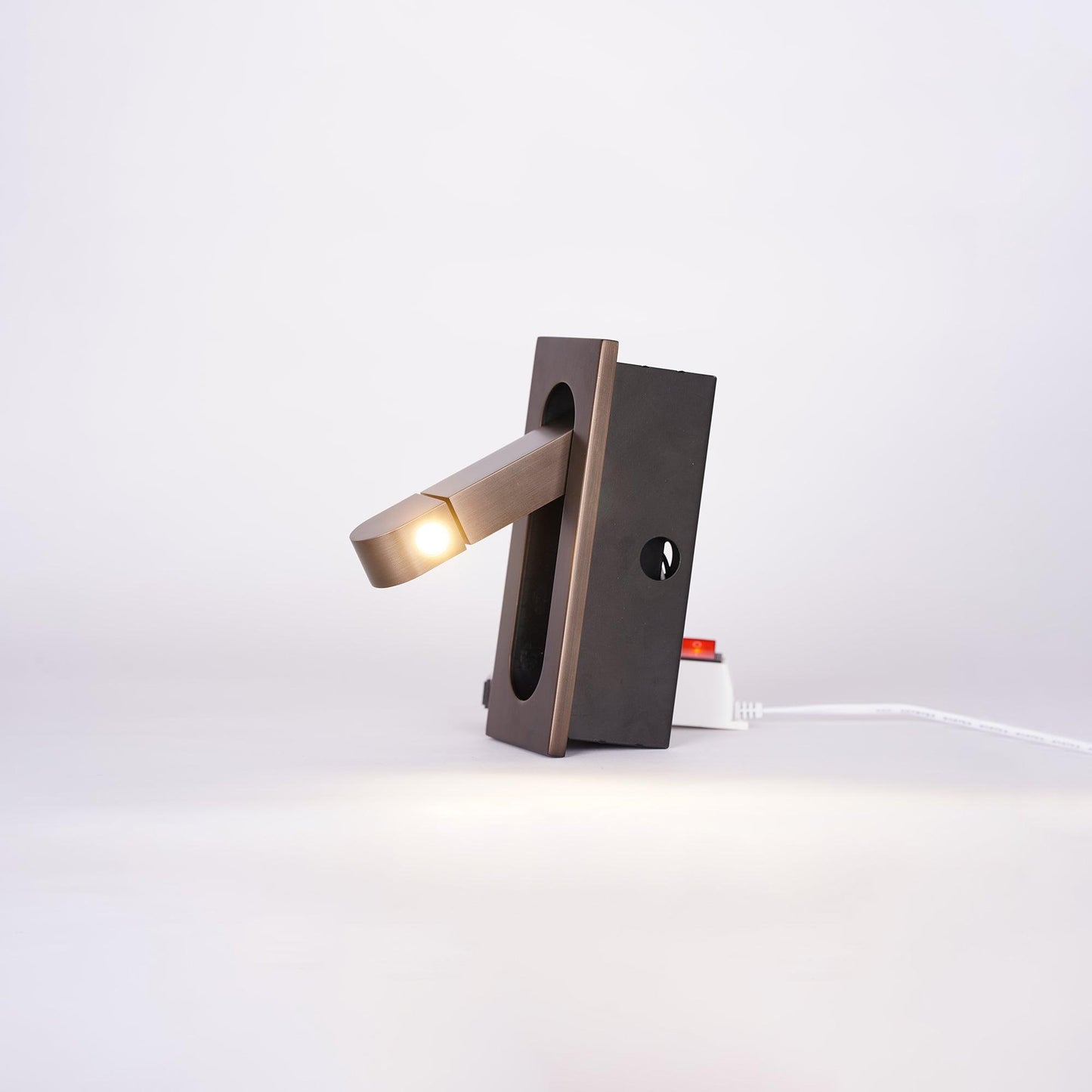 Sleek LED Bedside Reading Light with Adjustable Brightness and Touch C
