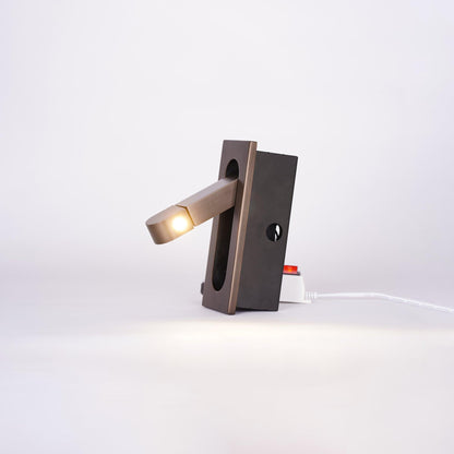 Sleek LED Bedside Reading Light with Adjustable Brightness and Touch C
