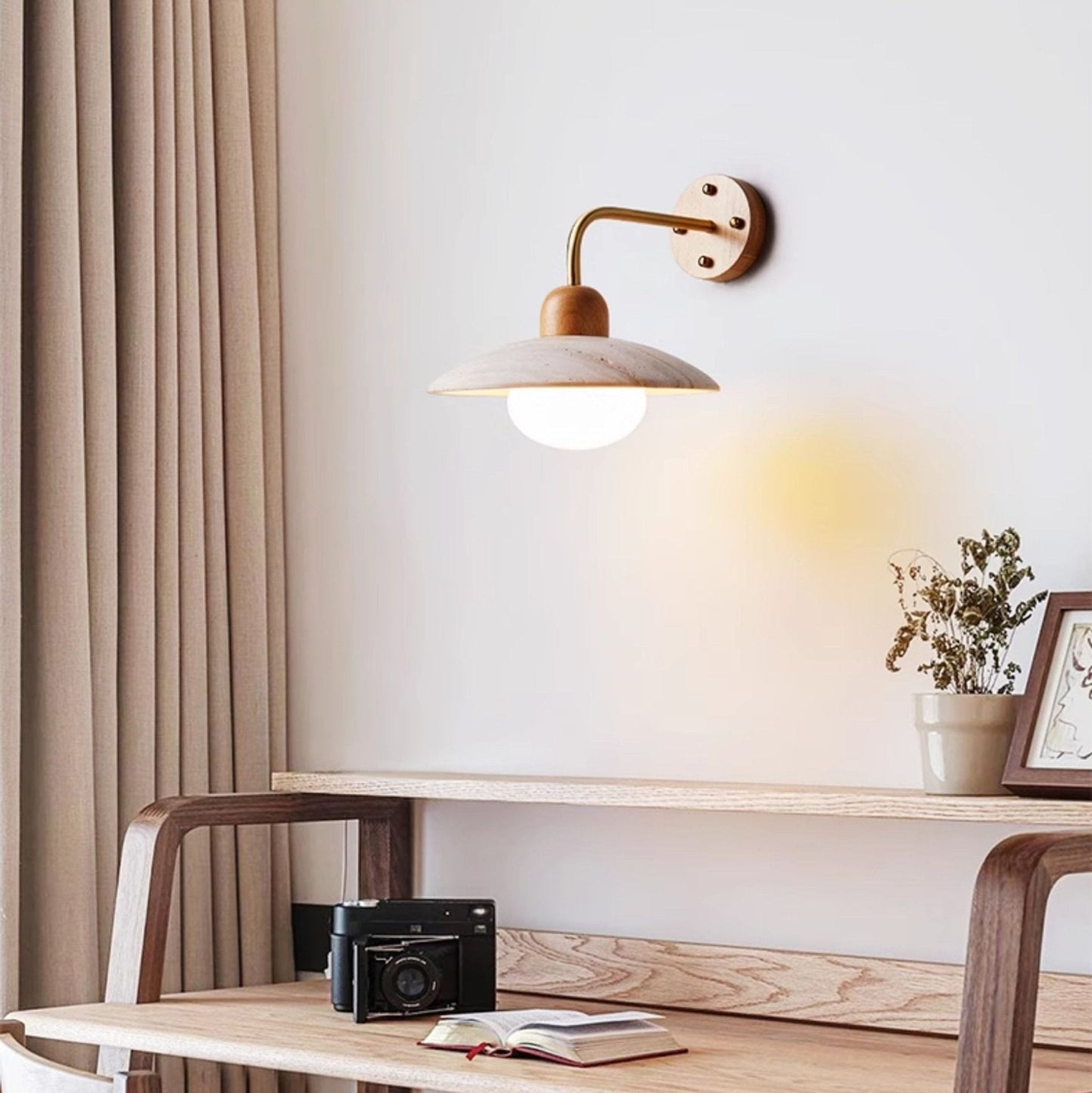 Professional Dome Arm Wall Lamp with Adjustable Angle and Energy-Effic