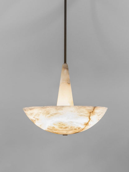 Domus Alabaster Chandelier - Elegant Design with Adjustable Height & L