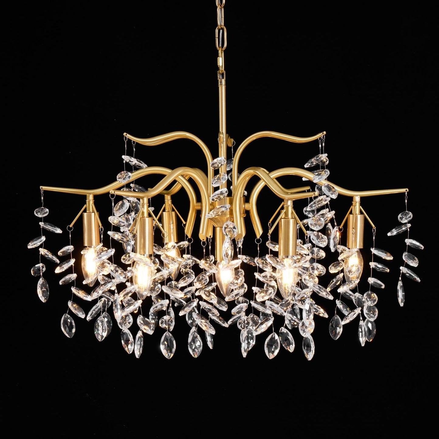 Dorale Chandelier - Elegant Design with Adjustable Brightness & Energy