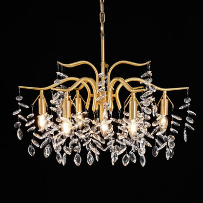 Dorale Chandelier - Elegant Design with Adjustable Brightness & Energy