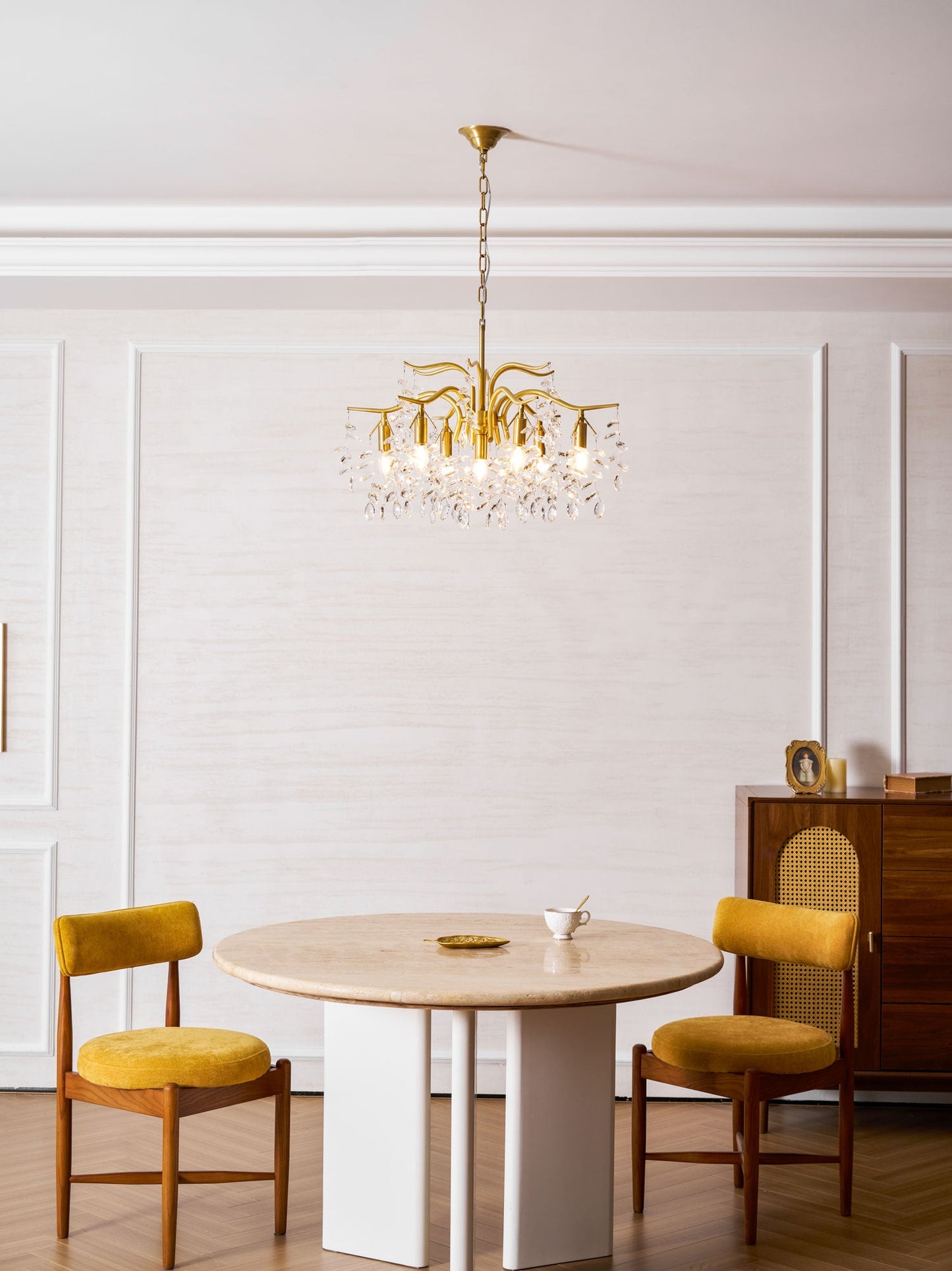 Dorale Chandelier - Elegant Design with Adjustable Brightness & Energy