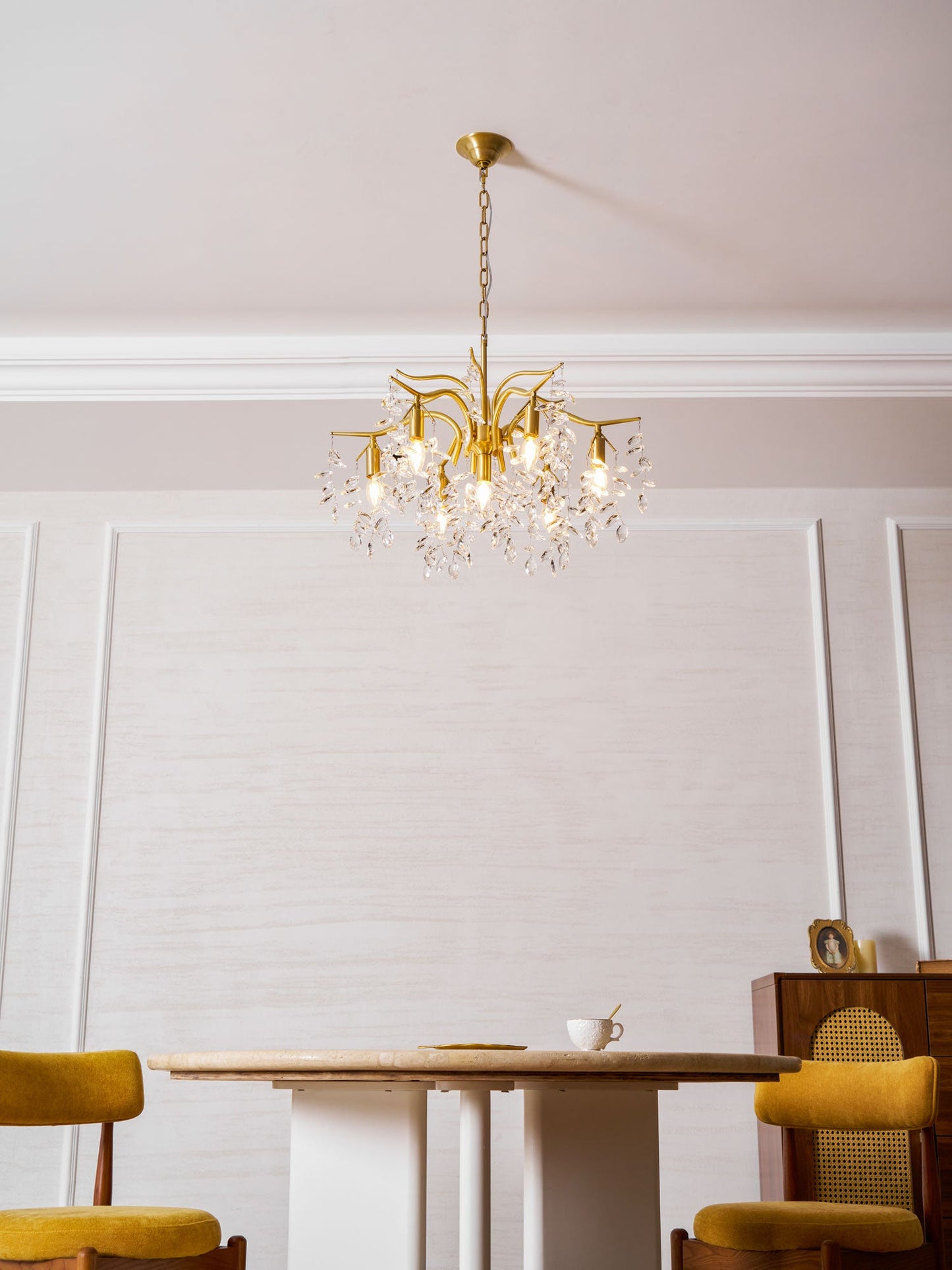 Dorale Chandelier - Elegant Design with Adjustable Brightness & Energy