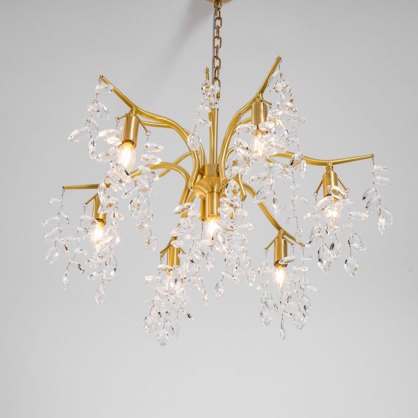 Dorale Chandelier - Elegant Design with Adjustable Brightness & Energy