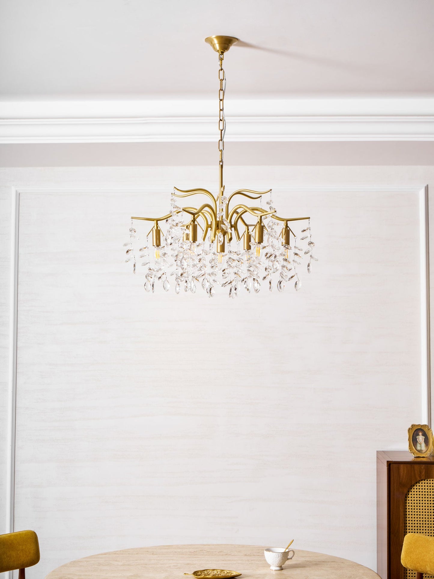 Dorale Chandelier - Elegant Design with Adjustable Brightness & Energy