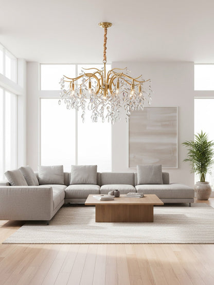 Dorale Chandelier - Elegant Design with Adjustable Brightness & Energy