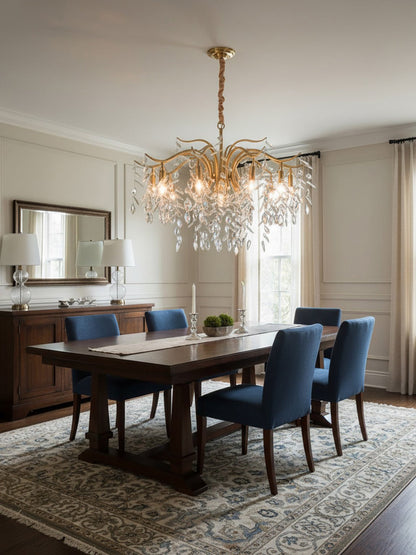 Dorale Chandelier - Elegant Design with Adjustable Brightness & Energy
