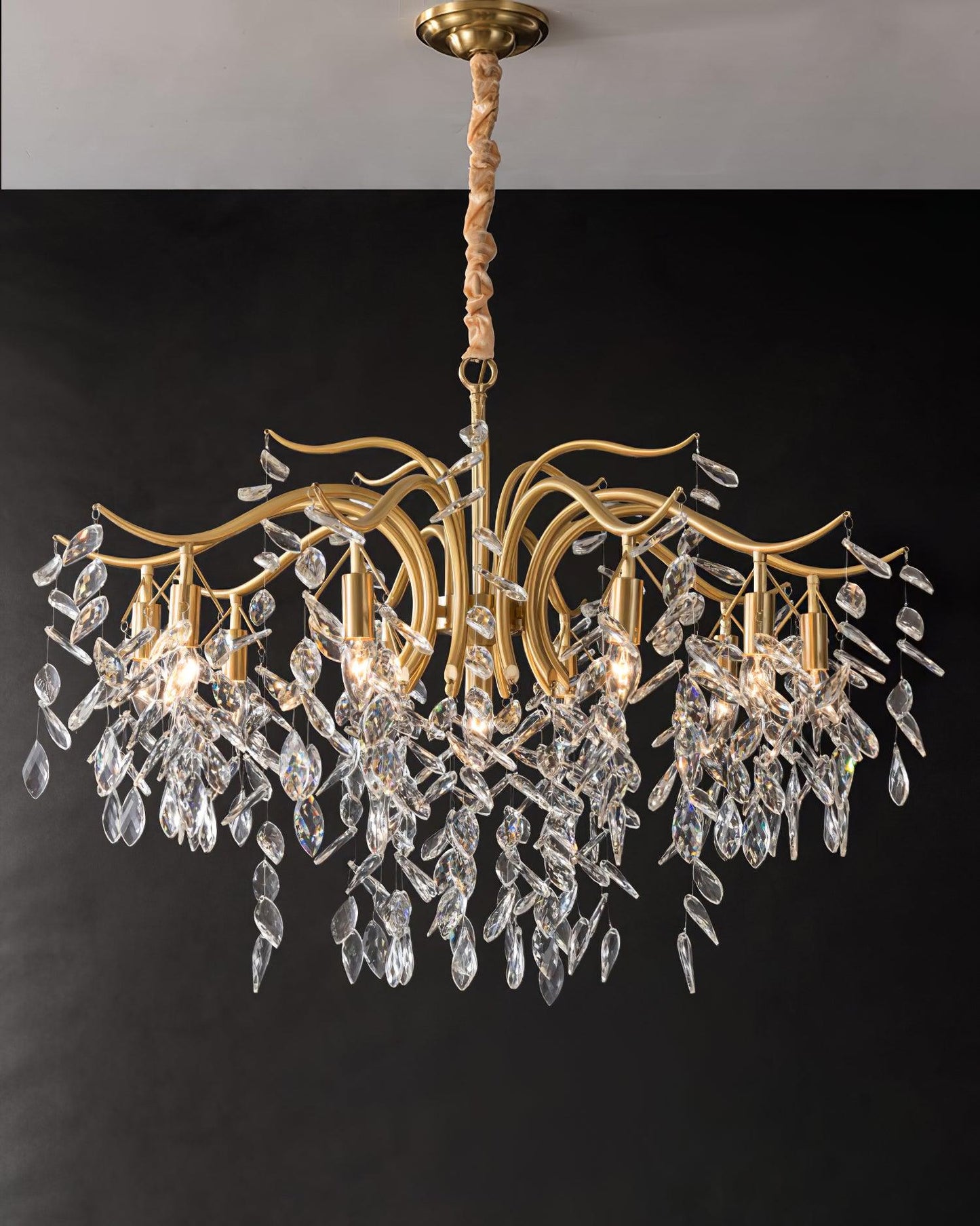 Dorale Chandelier - Elegant Design with Adjustable Brightness & Energy
