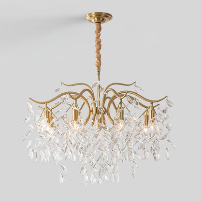 Dorale Chandelier - Elegant Design with Adjustable Brightness & Energy