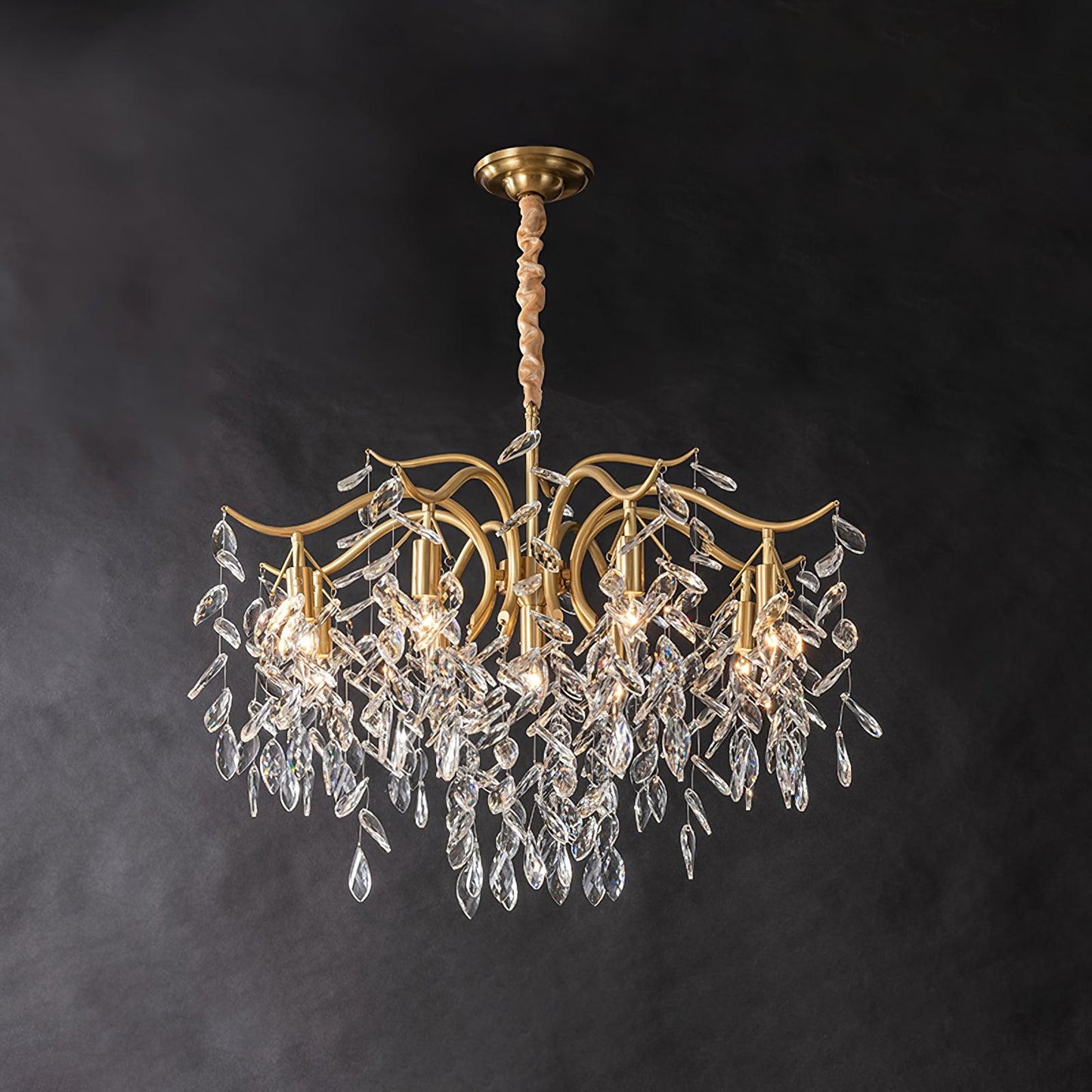 Dorale Chandelier - Elegant Design with Adjustable Brightness & Energy