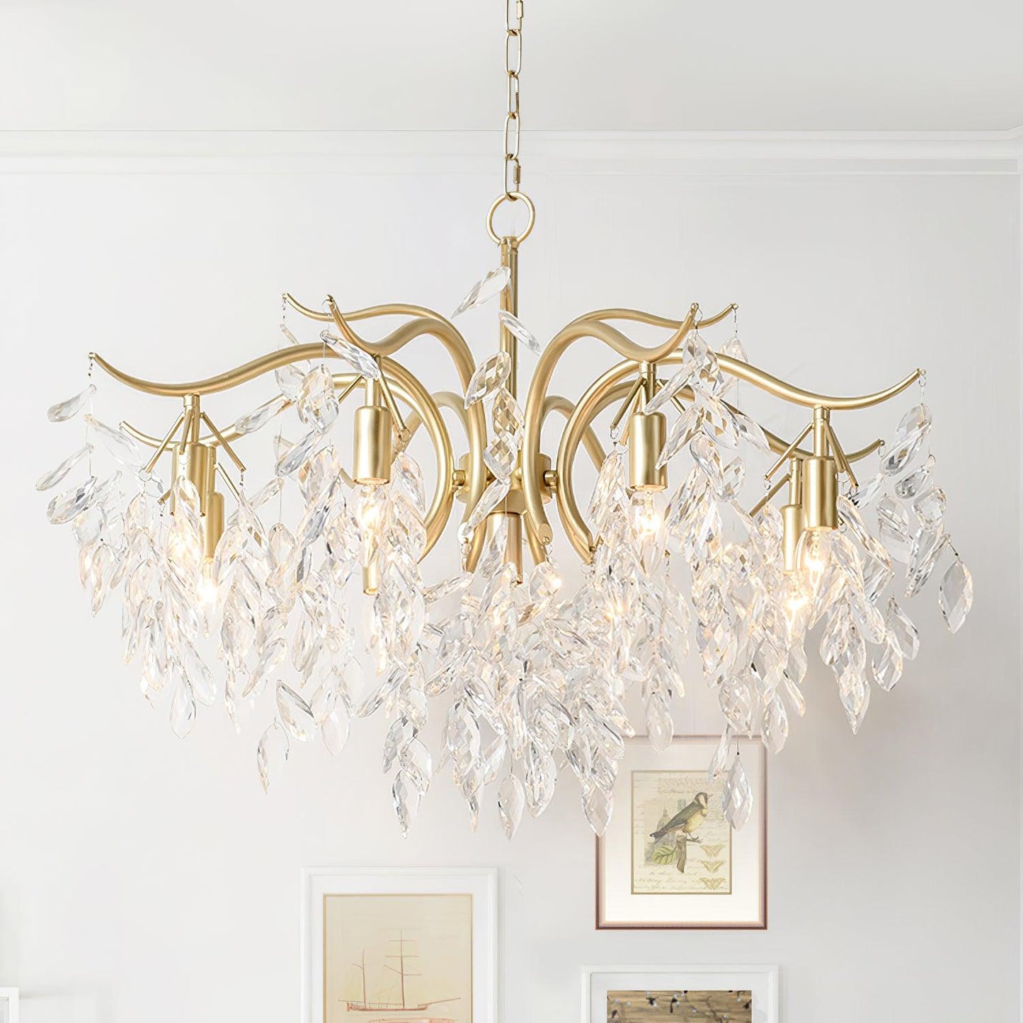 Dorale Chandelier - Elegant Design with Adjustable Brightness & Energy