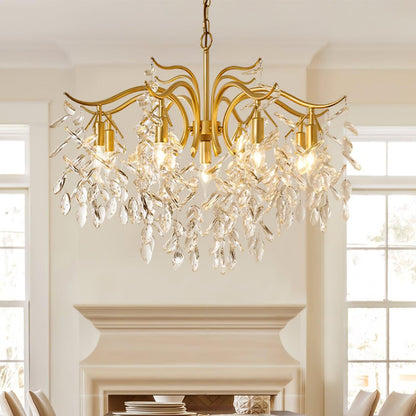 Dorale Chandelier - Elegant Design with Adjustable Brightness & Energy