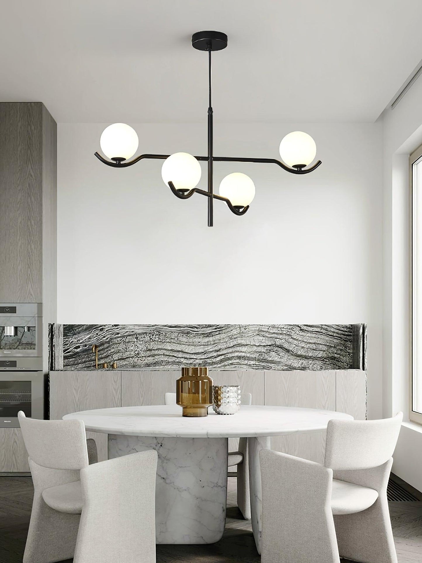 Doris Chandelier - Elegant Lighting Fixture with Adjustable Brightness