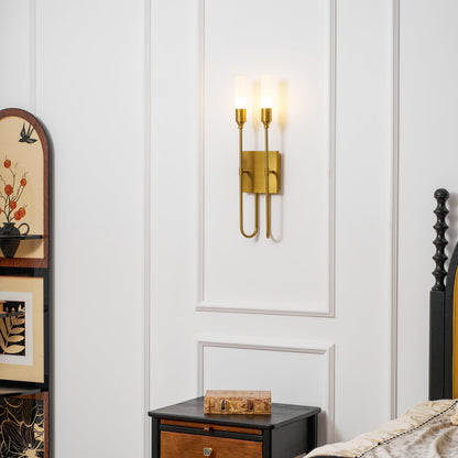 Double Arrow Wall Sconce - Adjustable Lighting & Modern Design