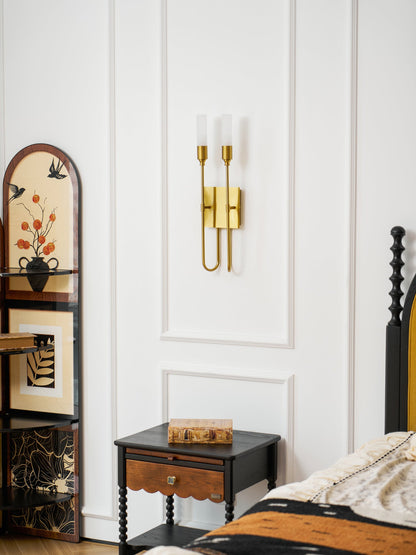 Double Arrow Wall Sconce - Adjustable Lighting & Modern Design