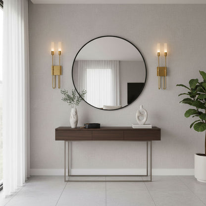 Double Arrow Wall Sconce - Adjustable Lighting & Modern Design