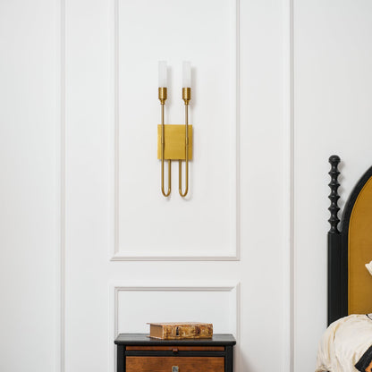 Double Arrow Wall Sconce - Adjustable Lighting & Modern Design