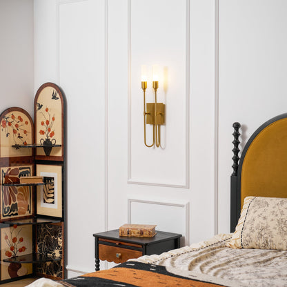 Double Arrow Wall Sconce - Adjustable Lighting & Modern Design